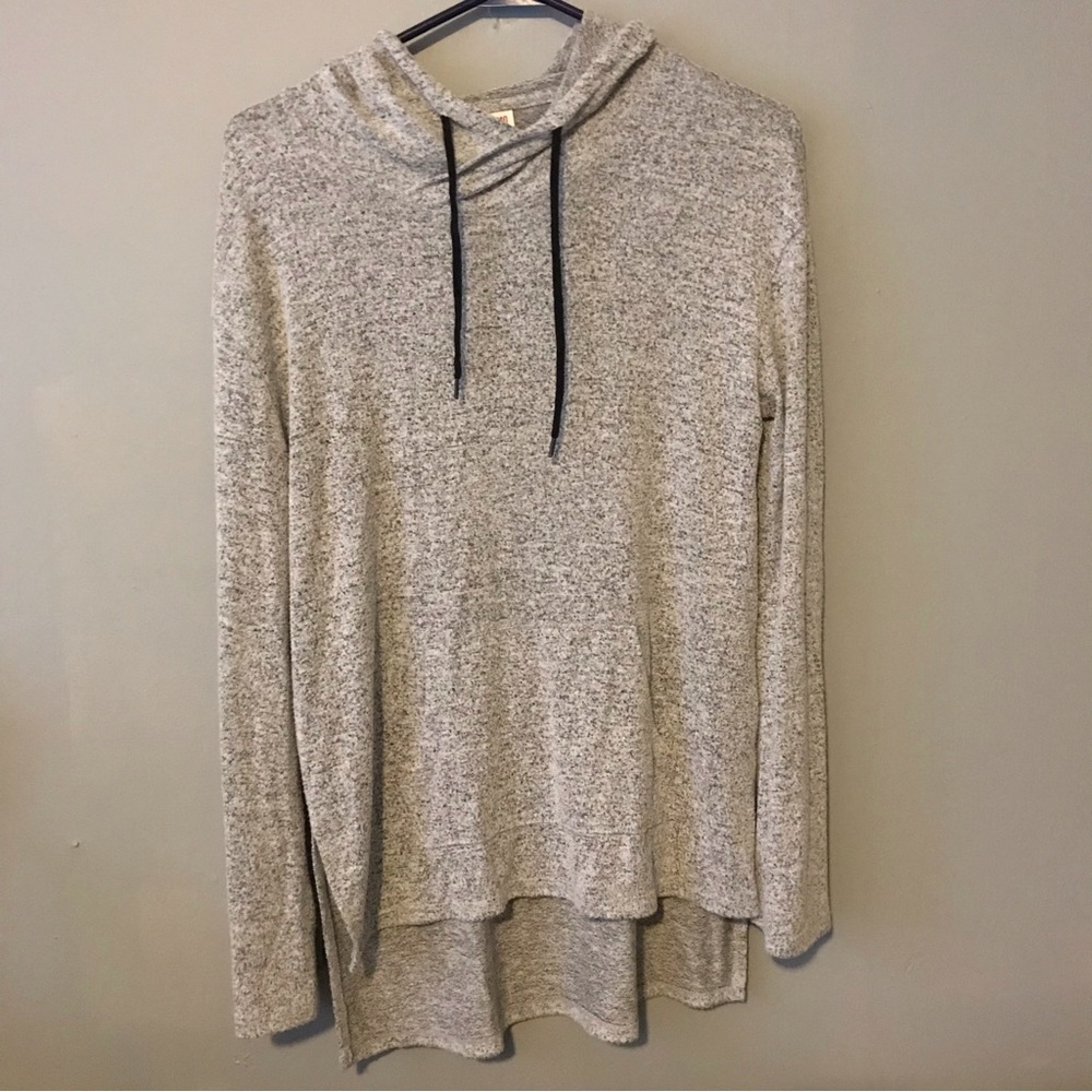 Mossimo Supply Co. Marled Gray Hoodie Size XS
